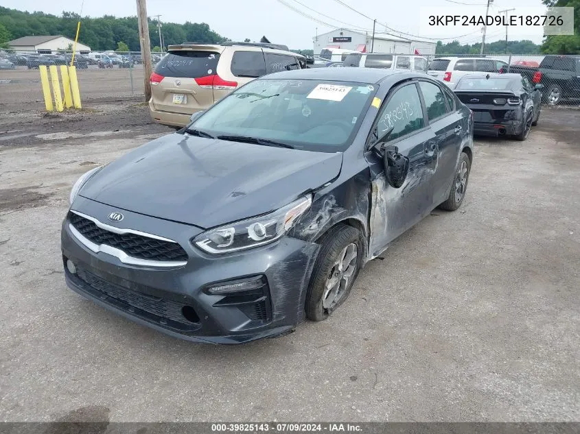 3KPF24AD9LE182726 2020 Kia Forte Lxs