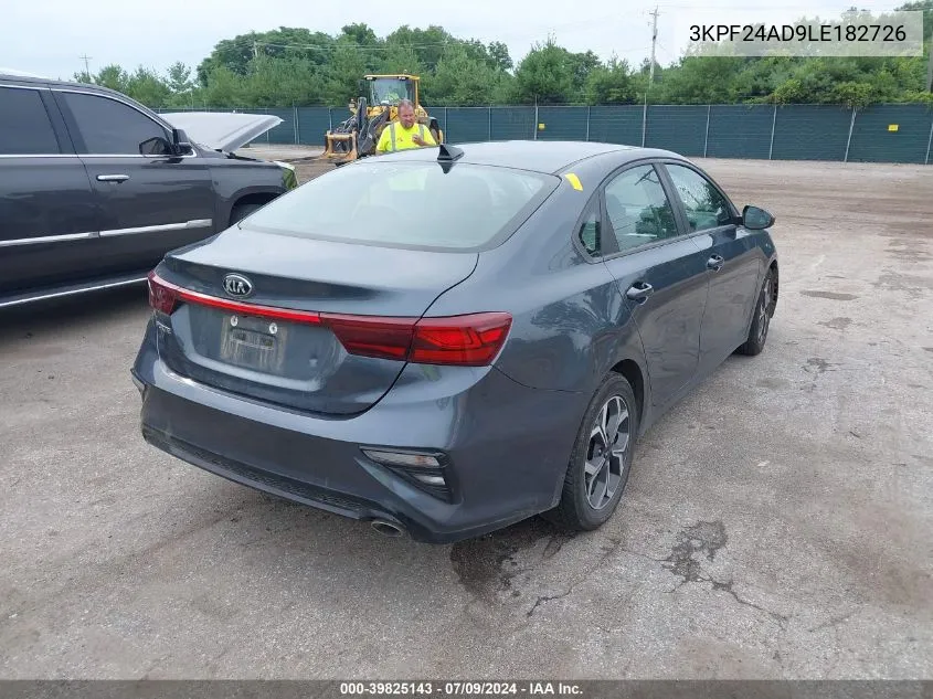 3KPF24AD9LE182726 2020 Kia Forte Lxs