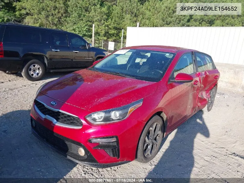 2020 Kia Forte Lxs VIN: 3KPF24AD9LE154652 Lot: 39877651