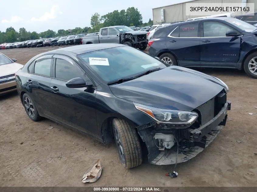 2020 Kia Forte Lxs VIN: 3KPF24AD9LE157163 Lot: 39930900