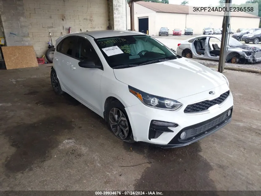 2020 Kia Forte Lxs VIN: 3KPF24AD0LE236558 Lot: 39934676