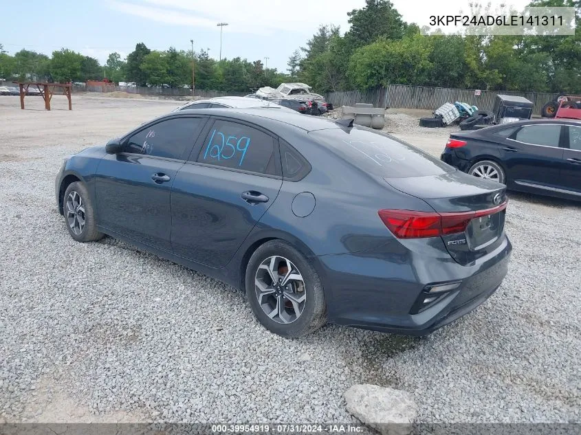 3KPF24AD6LE141311 2020 Kia Forte Lxs