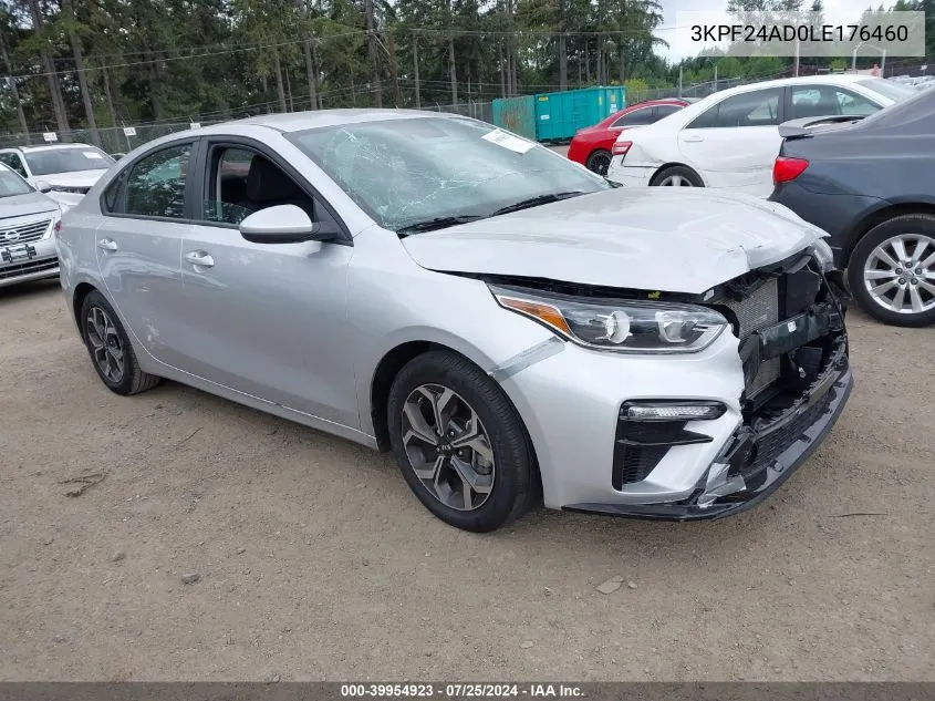 2020 Kia Forte Lxs VIN: 3KPF24AD0LE176460 Lot: 39954923