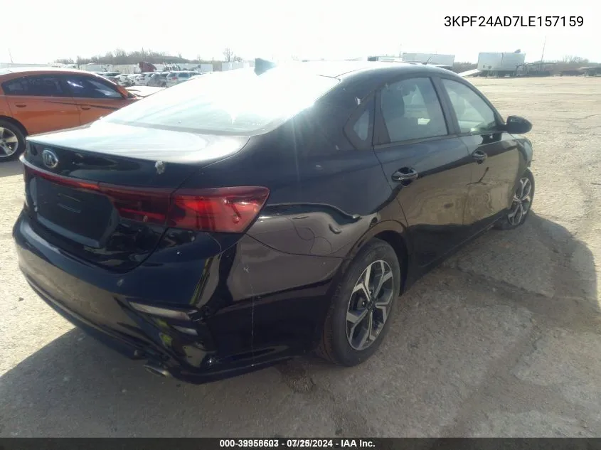 2020 Kia Forte Lxs VIN: 3KPF24AD7LE157159 Lot: 39958503