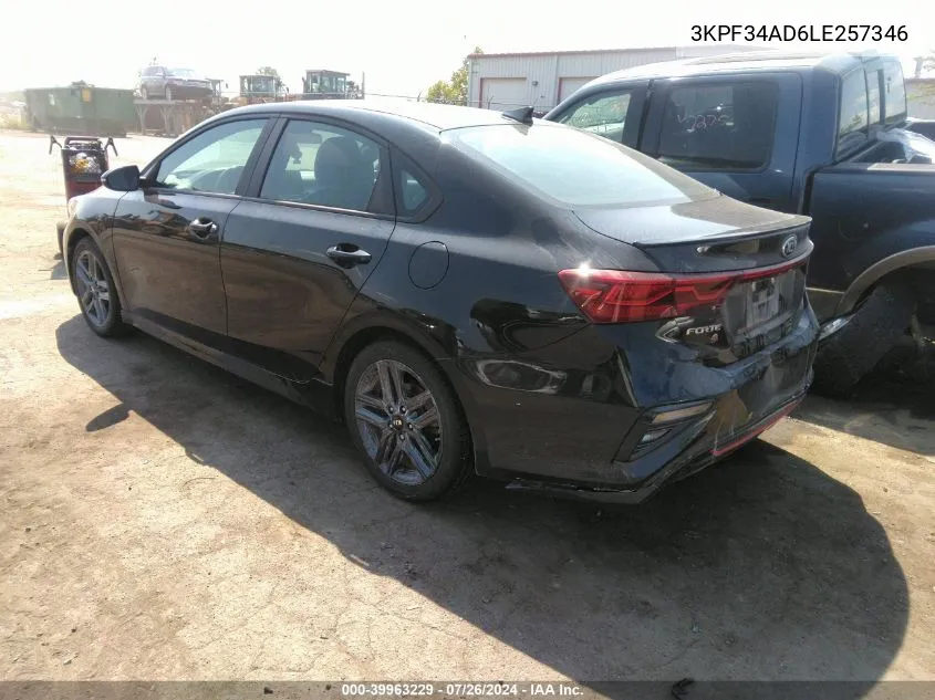 3KPF34AD6LE257346 2020 Kia Forte Gt-Line