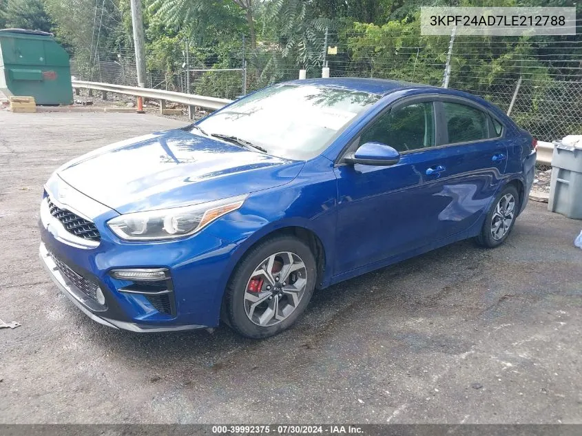 3KPF24AD7LE212788 2020 Kia Forte Lxs