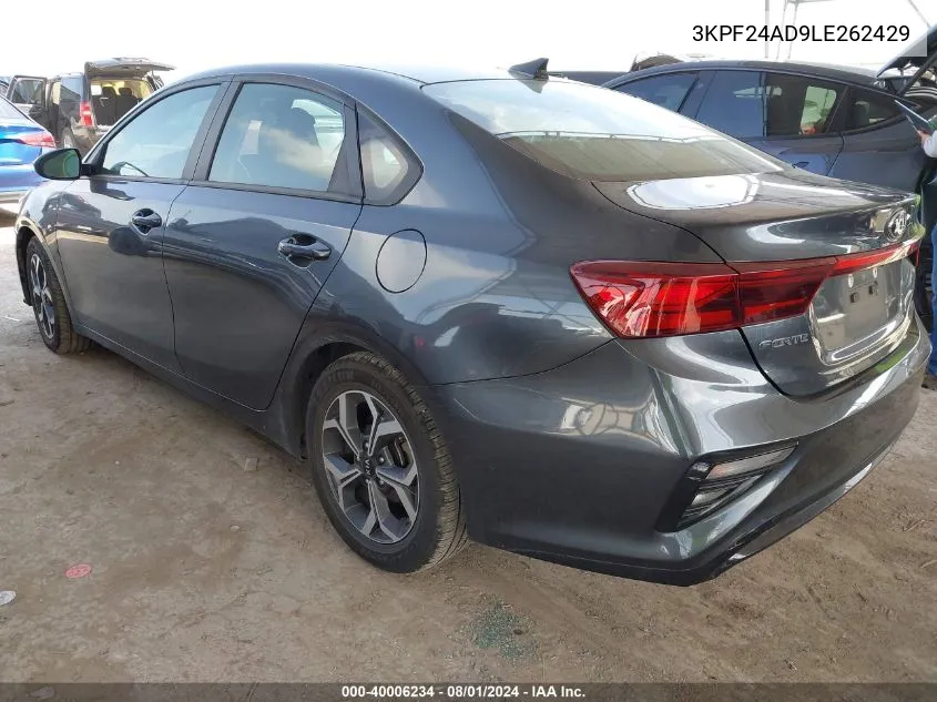 3KPF24AD9LE262429 2020 Kia Forte Fe/Lxs