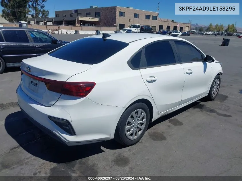 3KPF24AD9LE158295 2020 Kia Forte Fe