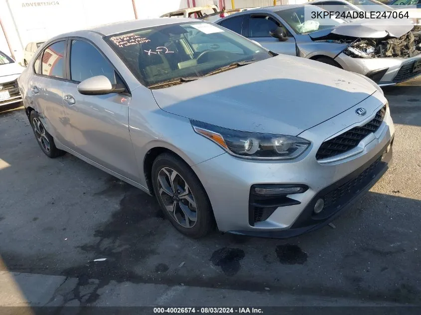 3KPF24AD8LE247064 2020 Kia Forte Lxs