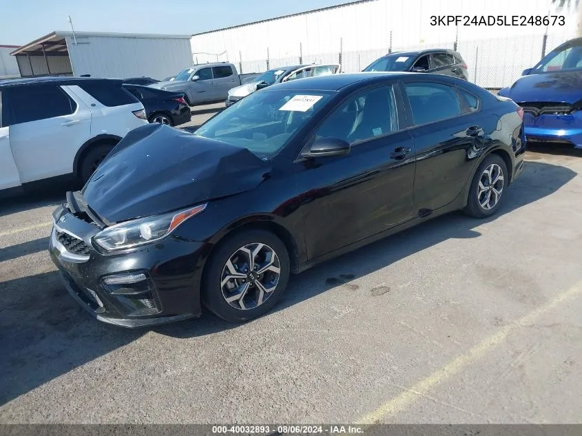 3KPF24AD5LE248673 2020 Kia Forte Lxs