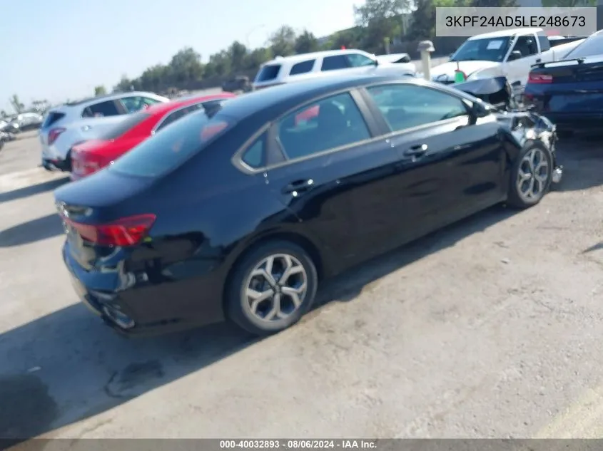 3KPF24AD5LE248673 2020 Kia Forte Lxs