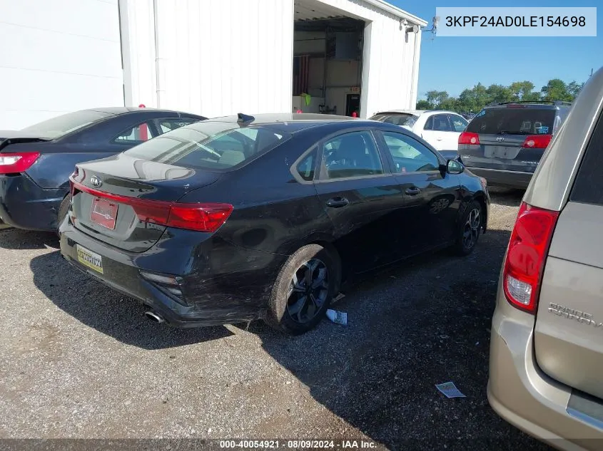 3KPF24AD0LE154698 2020 Kia Forte Fe/Lxs