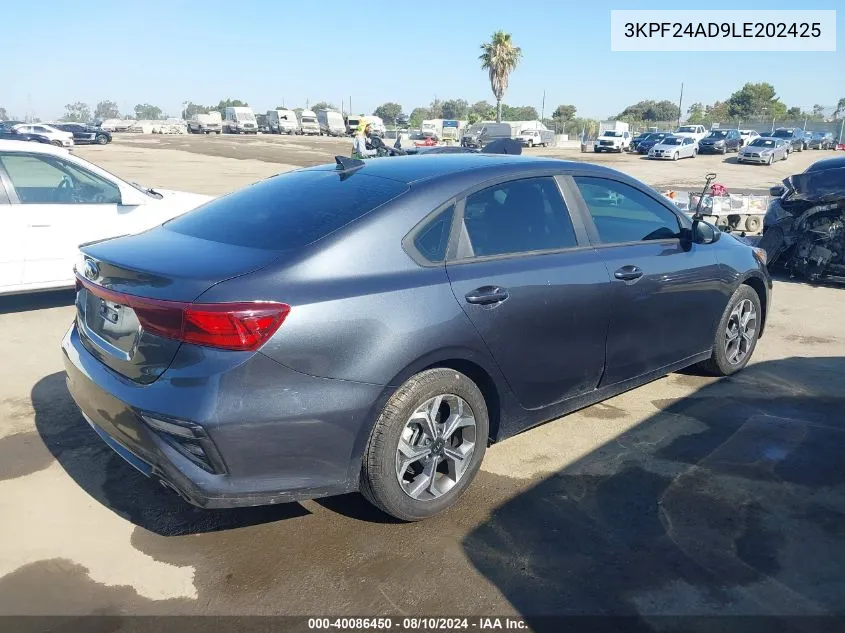 3KPF24AD9LE202425 2020 Kia Forte Lxs