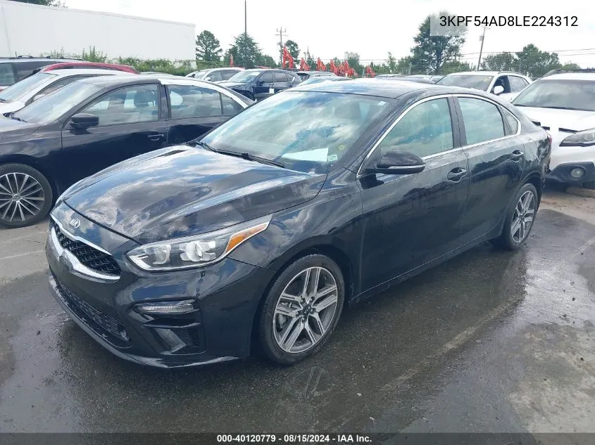 3KPF54AD8LE224312 2020 Kia Forte Ex