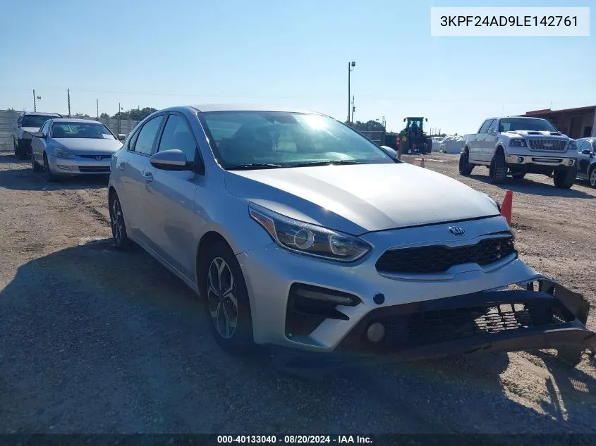 2020 Kia Forte Fe/Lxs VIN: 3KPF24AD9LE142761 Lot: 40133040