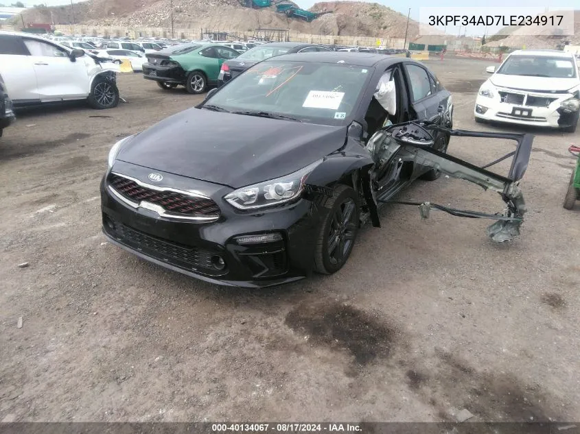 3KPF34AD7LE234917 2020 Kia Forte Gt-Line