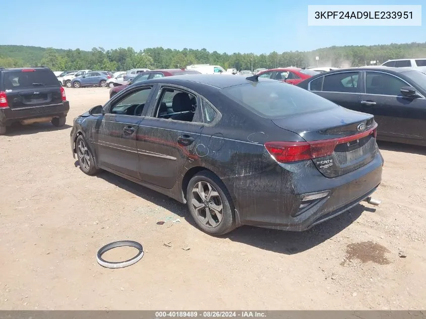 3KPF24AD9LE233951 2020 Kia Forte Lxs