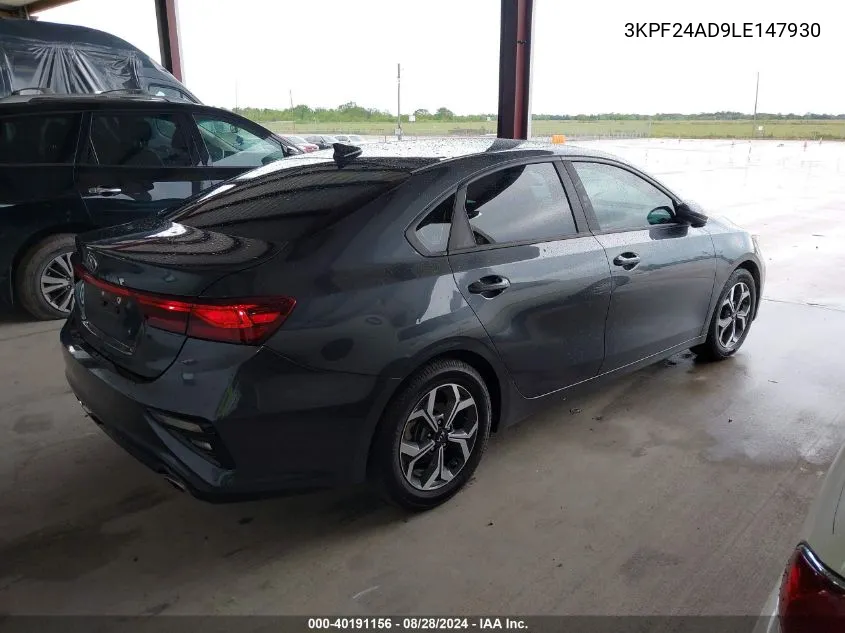 2020 Kia Forte Lxs VIN: 3KPF24AD9LE147930 Lot: 40191156