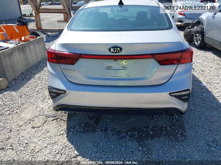 3KPF24AD9LE232170 2020 Kia Forte Lxs