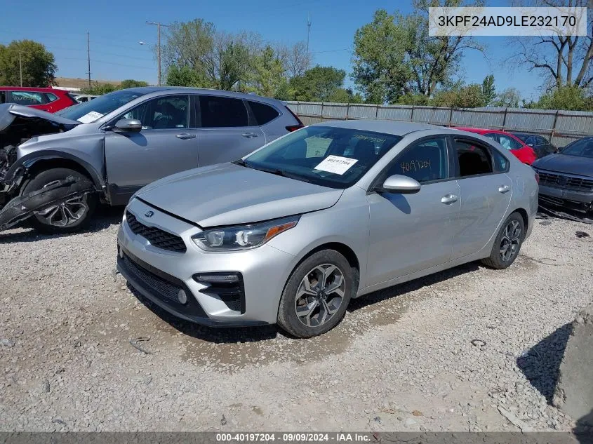 2020 Kia Forte Lxs VIN: 3KPF24AD9LE232170 Lot: 40197204