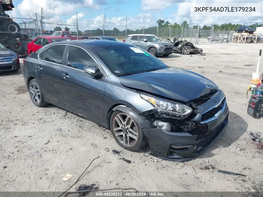 2020 Kia Forte Ex VIN: 3KPF54AD7LE179234 Lot: 40235233