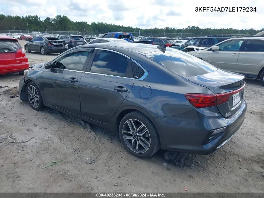 3KPF54AD7LE179234 2020 Kia Forte Ex