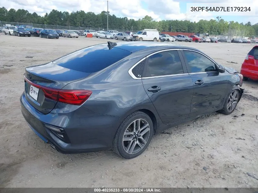 3KPF54AD7LE179234 2020 Kia Forte Ex