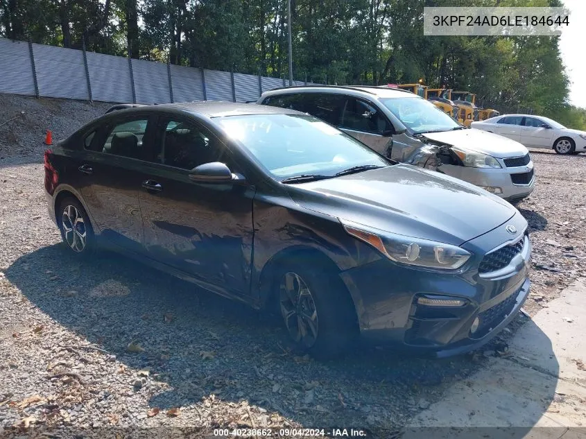 3KPF24AD6LE184644 2020 Kia Forte Lxs