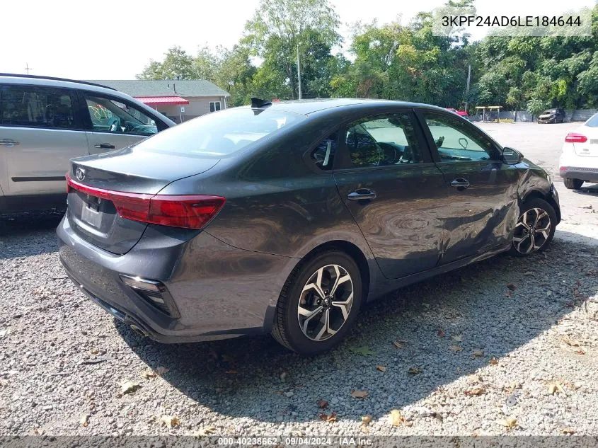 2020 Kia Forte Lxs VIN: 3KPF24AD6LE184644 Lot: 40238662