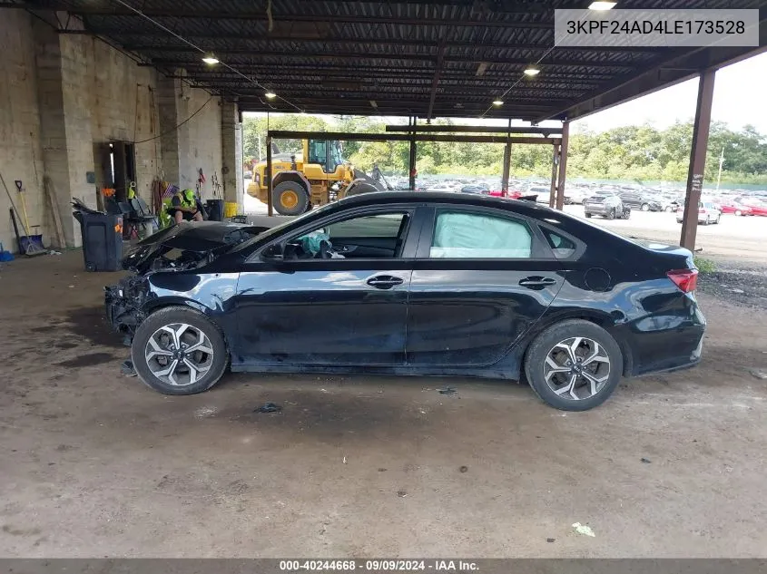 2020 Kia Forte Lxs VIN: 3KPF24AD4LE173528 Lot: 40244668