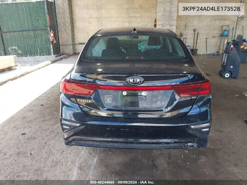 2020 Kia Forte Lxs VIN: 3KPF24AD4LE173528 Lot: 40244668