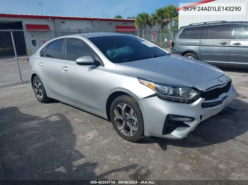 2020 Kia Forte Lxs VIN: 3KPF24AD1LE143290 Lot: 40254714