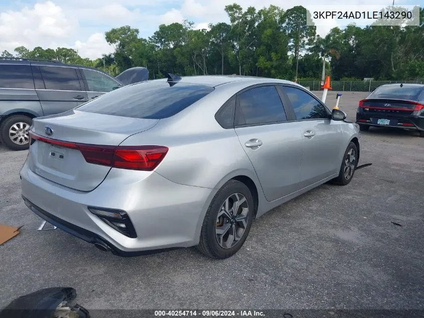 3KPF24AD1LE143290 2020 Kia Forte Lxs