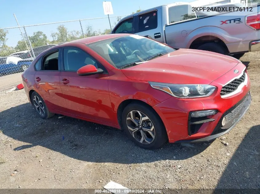 2020 Kia Forte Lxs VIN: 3KPF24ADXLE176112 Lot: 40289818