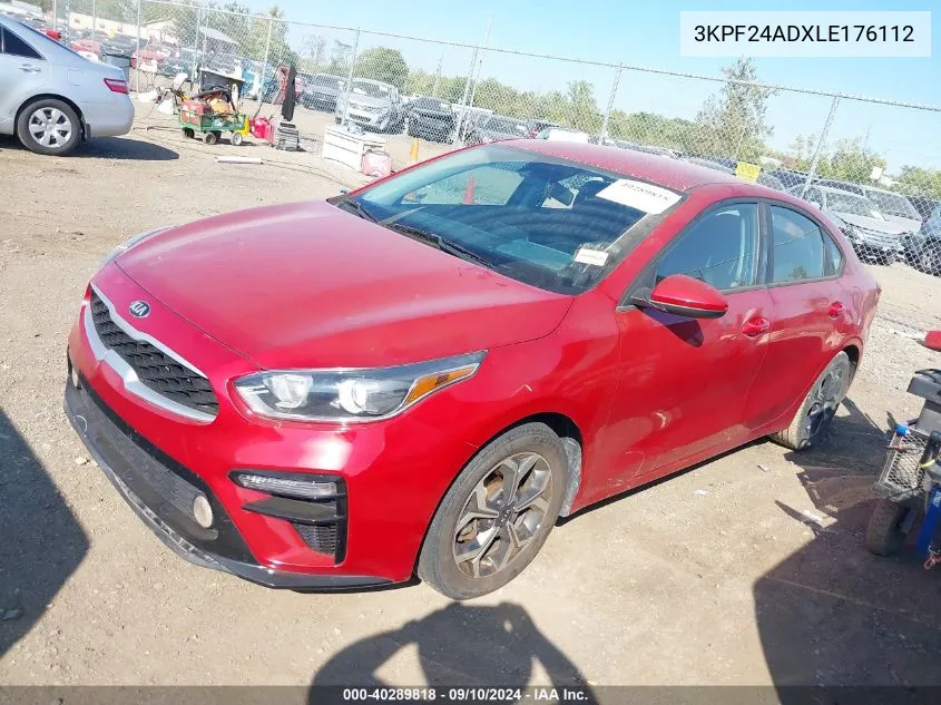 3KPF24ADXLE176112 2020 Kia Forte Lxs