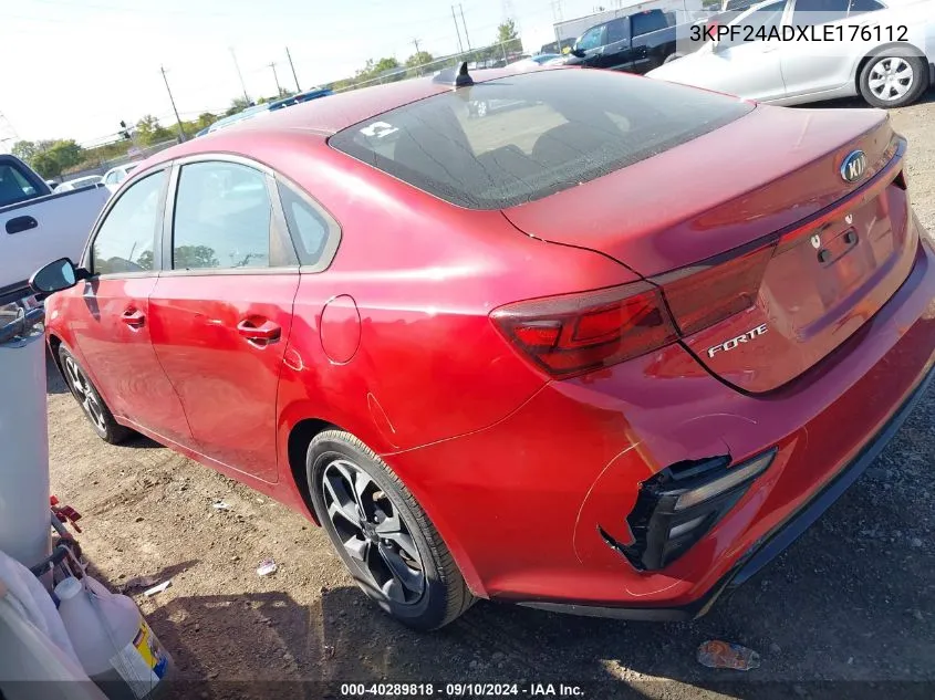 2020 Kia Forte Lxs VIN: 3KPF24ADXLE176112 Lot: 40289818