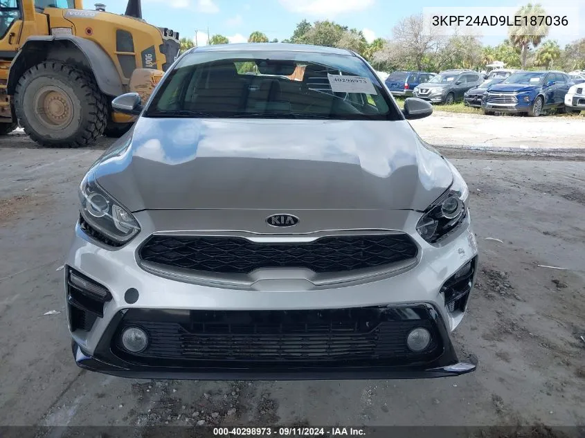 2020 Kia Forte Lxs VIN: 3KPF24AD9LE187036 Lot: 40298973