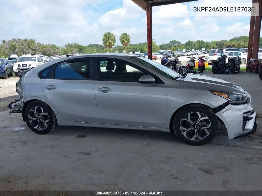 2020 Kia Forte Lxs VIN: 3KPF24AD9LE187036 Lot: 40298973