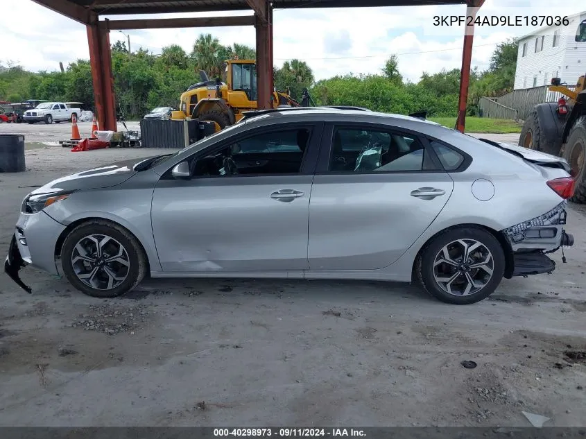 3KPF24AD9LE187036 2020 Kia Forte Lxs