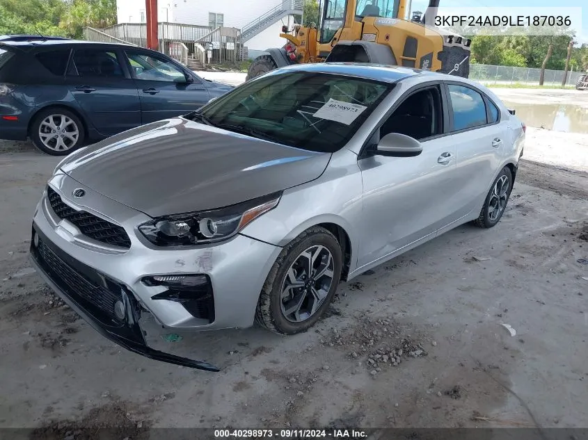 2020 Kia Forte Lxs VIN: 3KPF24AD9LE187036 Lot: 40298973