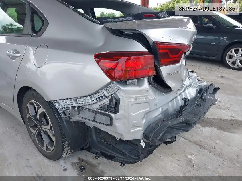 2020 Kia Forte Lxs VIN: 3KPF24AD9LE187036 Lot: 40298973