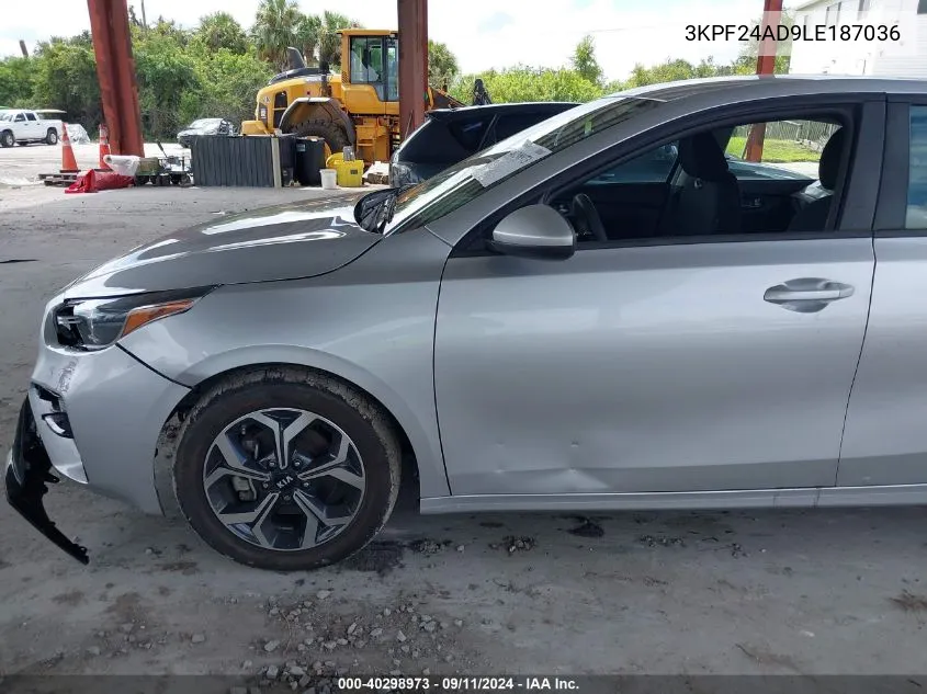 3KPF24AD9LE187036 2020 Kia Forte Lxs