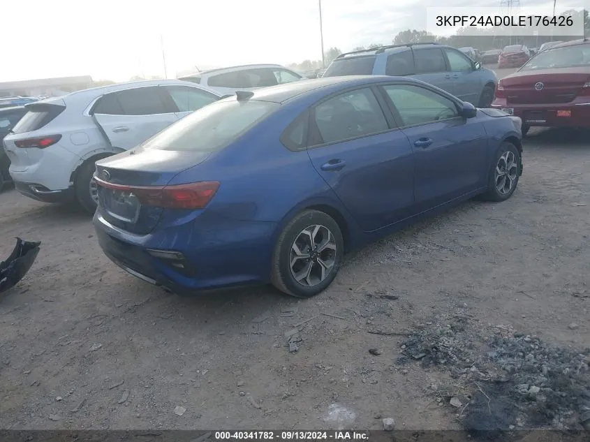 3KPF24AD0LE176426 2020 Kia Forte Fe/Lxs