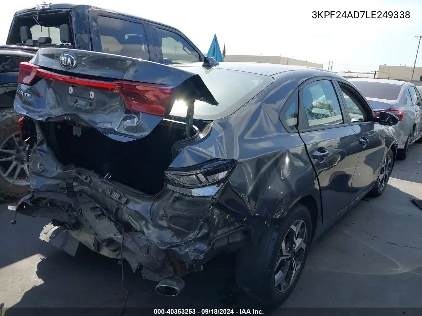 3KPF24AD7LE249338 2020 Kia Forte Lxs