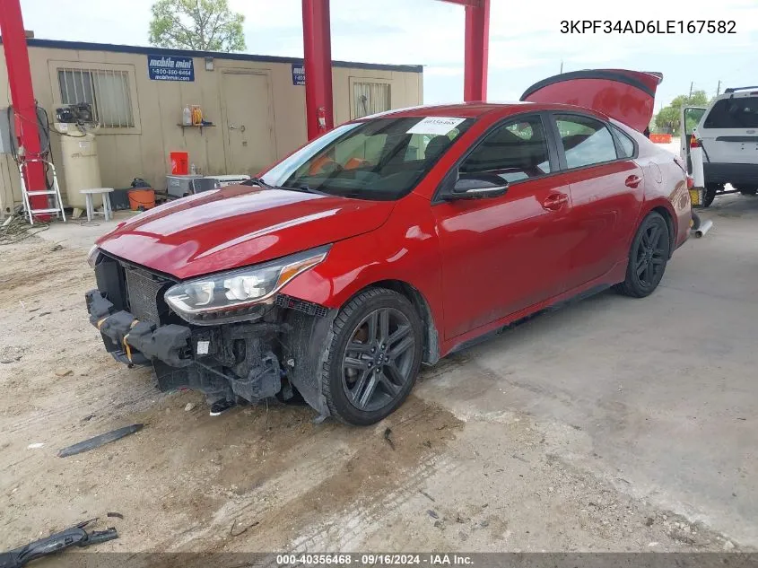 3KPF34AD6LE167582 2020 Kia Forte Gt-Line