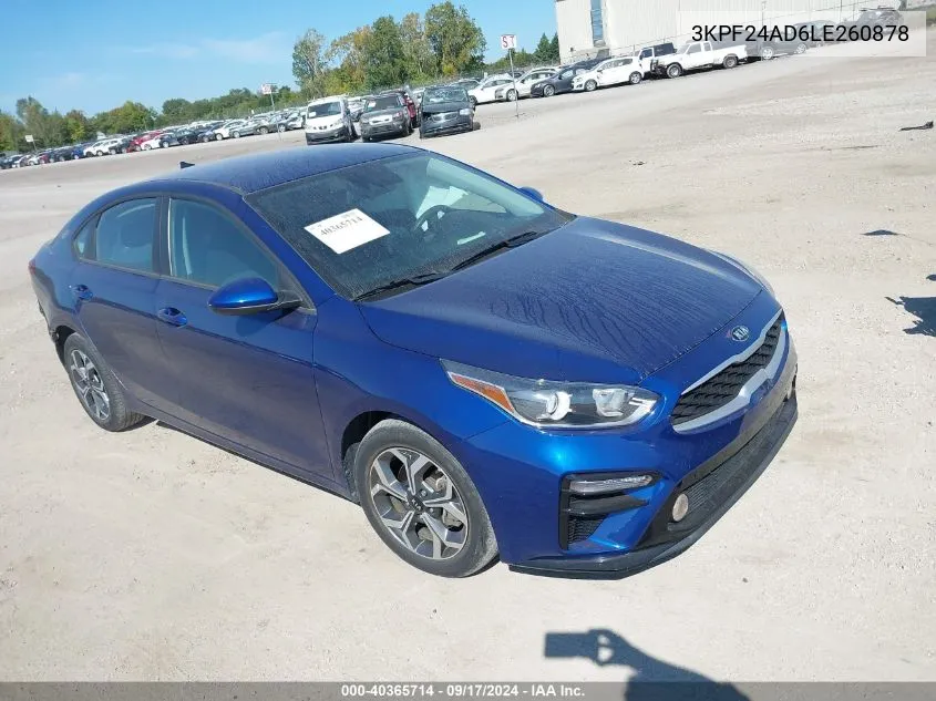 3KPF24AD6LE260878 2020 Kia Forte Lxs