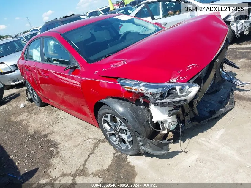 3KPF24ADXLE217855 2020 Kia Forte Lxs