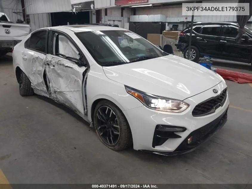 3KPF34AD6LE179375 2020 Kia Forte Gt Line/S