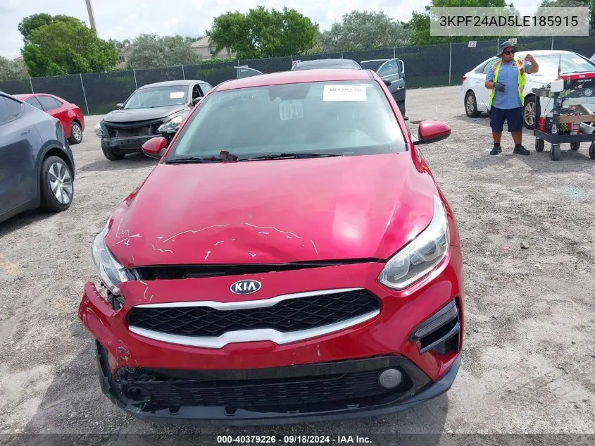 3KPF24AD5LE185915 2020 Kia Forte Fe/Lxs