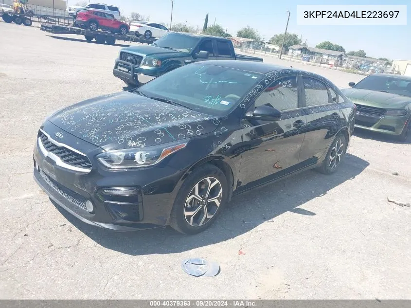 2020 Kia Forte Lxs VIN: 3KPF24AD4LE223697 Lot: 40379363